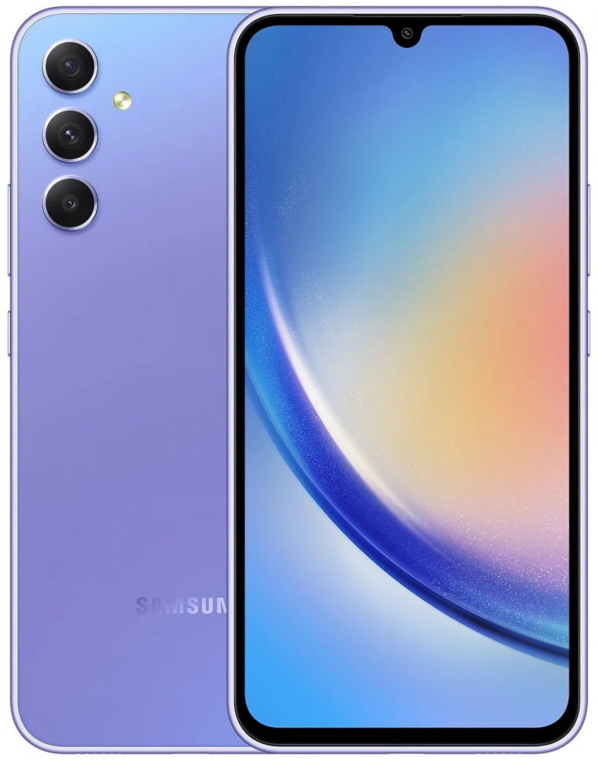 Смартфон Samsung Galaxy A34 5G 8/256ГБ, Лавандовый